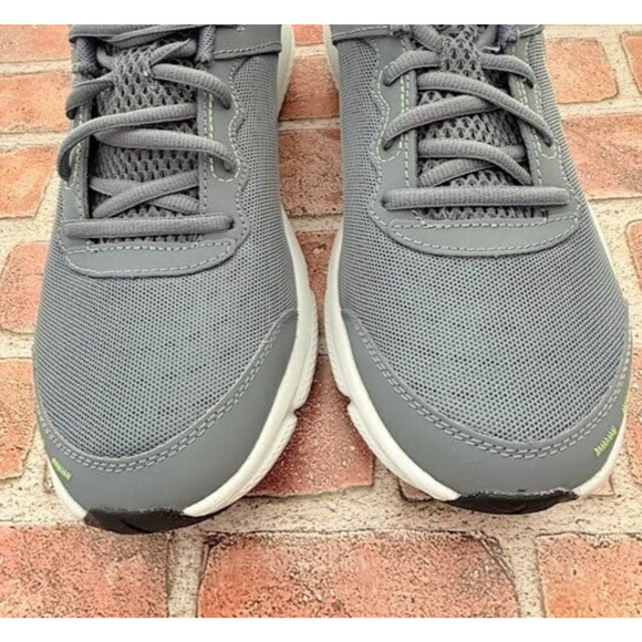 Under Armour Charged Assert 10- Men's Size 11 Gray Gravel Lime Running Shoes New - Picture 6 of 12